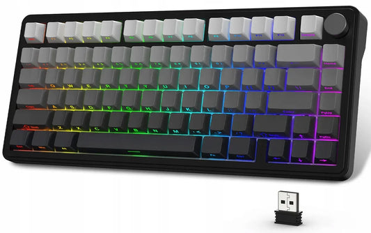 Mechaninė klaviatūra Attack Shark X85 75% Hot Swap 2.4Ghz Wireless RGB BL