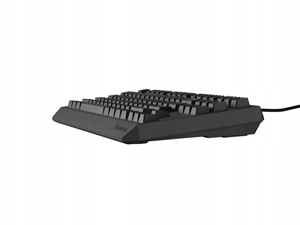 Mechaninė žaidimų klaviatūra Genesis Thor 230 TKL, US QWERTY, RGB, Outemu Red, juoda