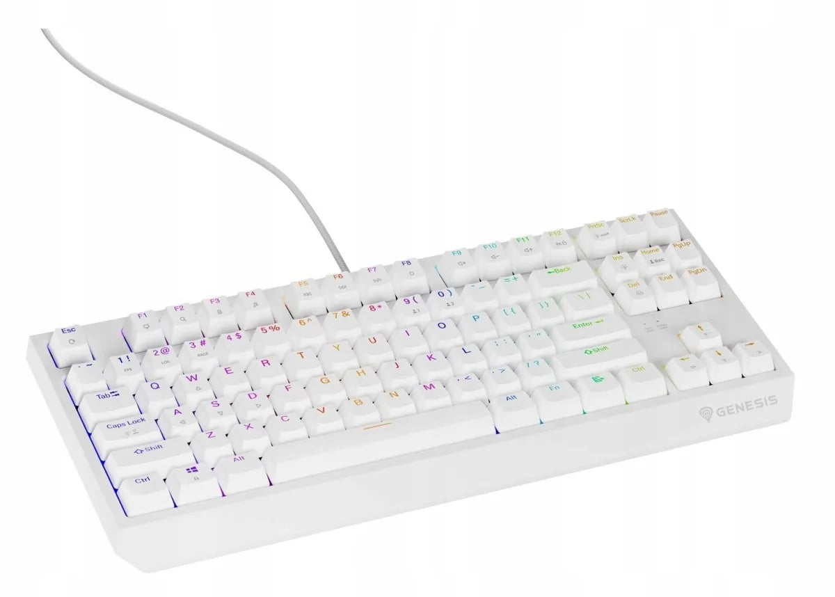 Mechaninė žaidimų klaviatūra Genesis Thor 230 TKL US RGB, Outemu Red