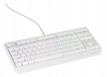 Mechaninė žaidimų klaviatūra Genesis Thor 230 TKL US RGB, Outemu Red