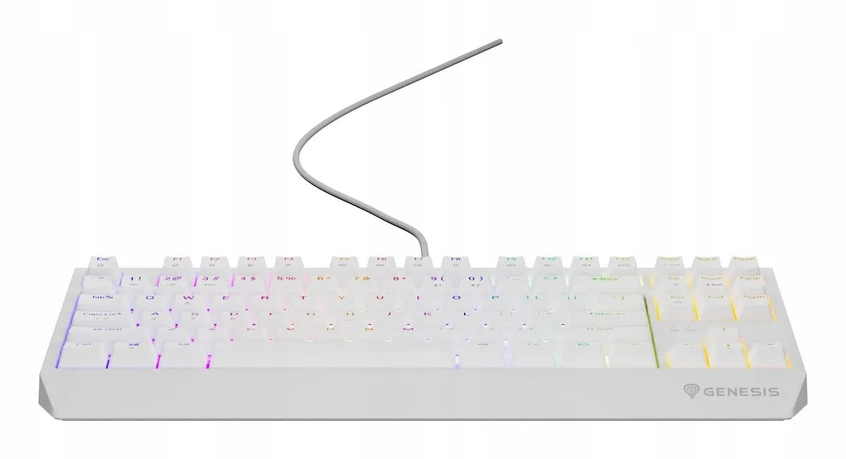 Mechaninė žaidimų klaviatūra Genesis Thor 230 TKL US RGB, Outemu Red