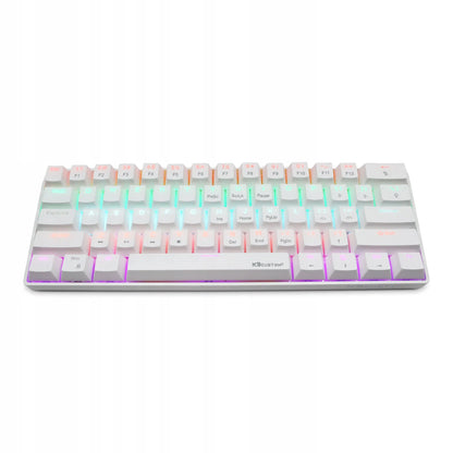 Mechaninė žaidimų klaviatūra KB61, RGB, 60 %, „Blue Switch“, laidinė