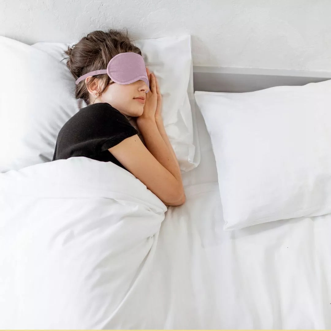 Medi Sleep 3D miego kaukė, reguliuojama užtemdanti kaukė, aukščiausios kokybės rožinė