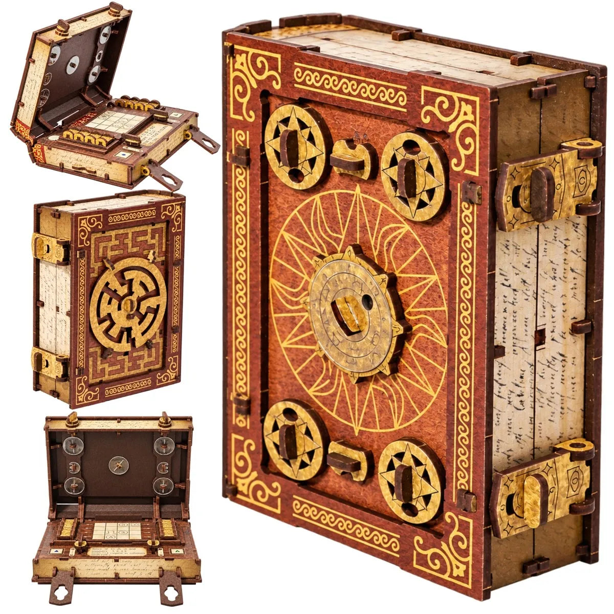 Medinė 3D dėlionė galvosūkis Escape Room Wooden.City