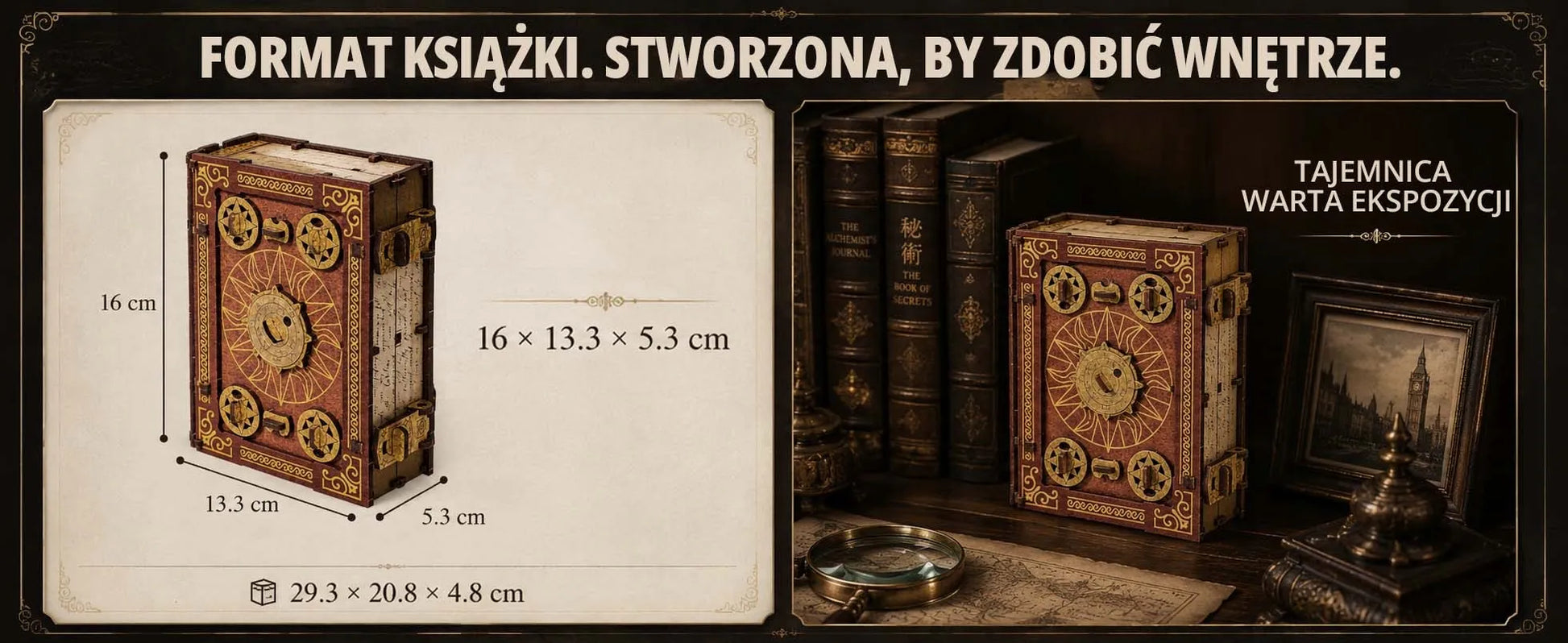 Medinė 3D dėlionė galvosūkis Escape Room Wooden.City
