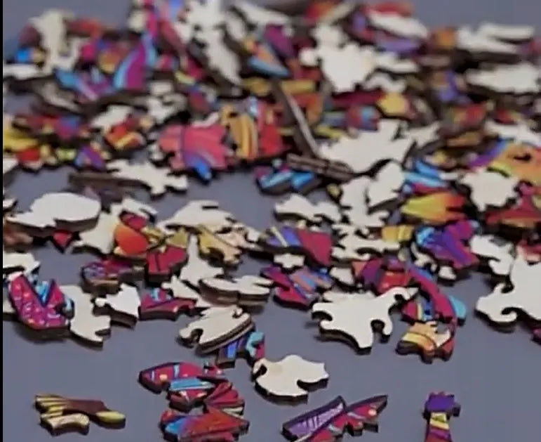 Medinė dėlionė 300 detalių „Taksas“