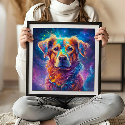 Medinė dėlionė „Šuo“, 150 detalių, „Puzzled“ eko-HDF, unikalios formos
