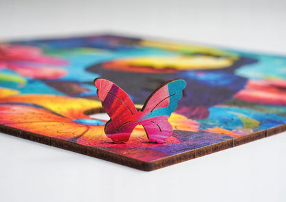 Medinė dėlionė „Tukanas“, 155 detalių, PUZZLED Eko-HDF, unikalios formos