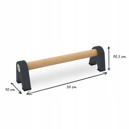 Medinės paraletės 50cm, 200kg, atsispaudimų rankenos