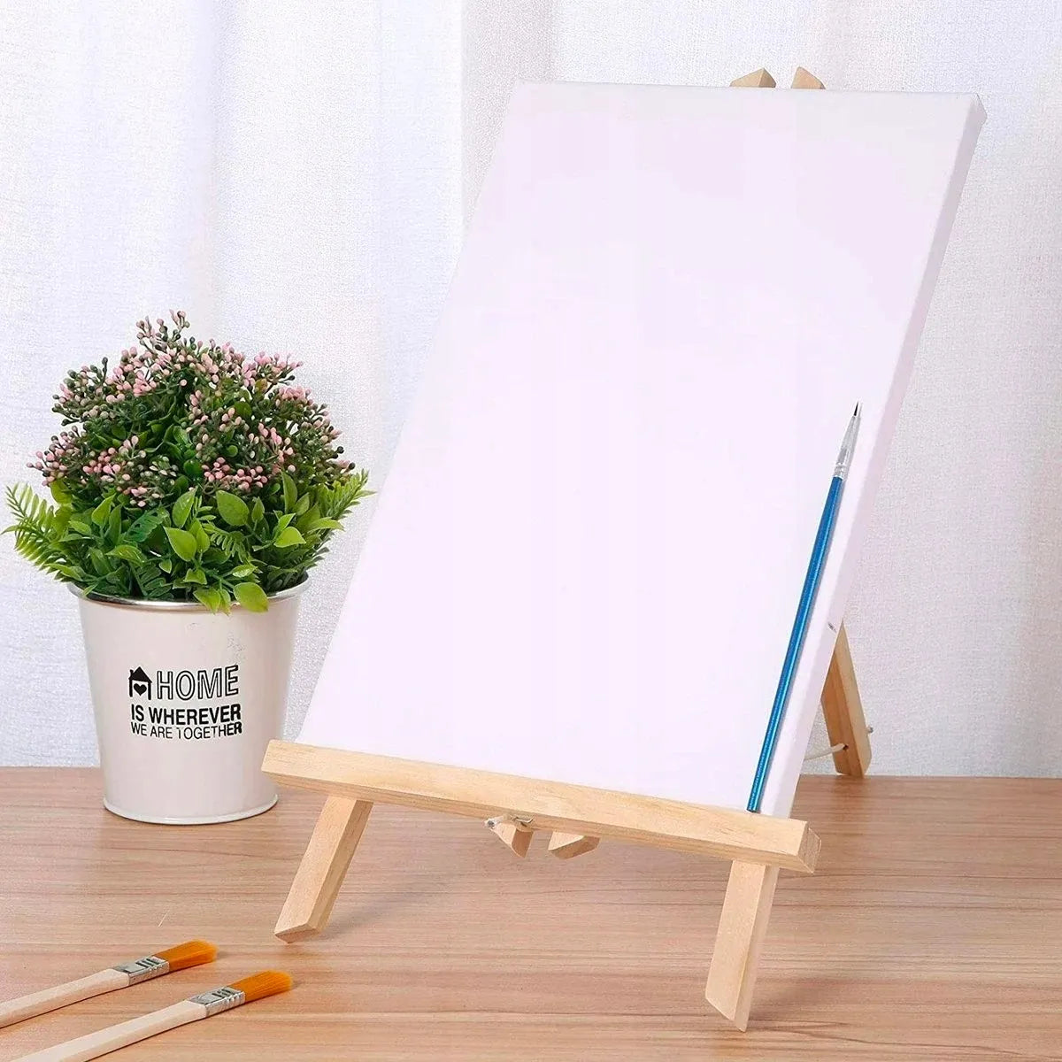 Medinis stalo molbertas vaikams, 50 cm, tapybai ir piešimui