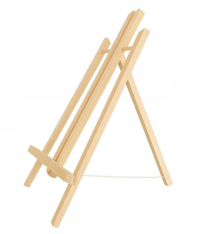 Medinis stalo molbertas vaikams, 50 cm, tapybai ir piešimui