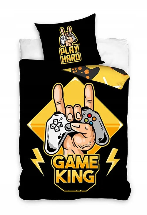 Medvilninė patalynė GAMER 160x200 žaidejams