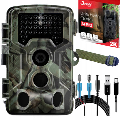 Medžioklės kamera Delphi HC-800A, 24Mpx, Full HD, IR 940nm, IP65