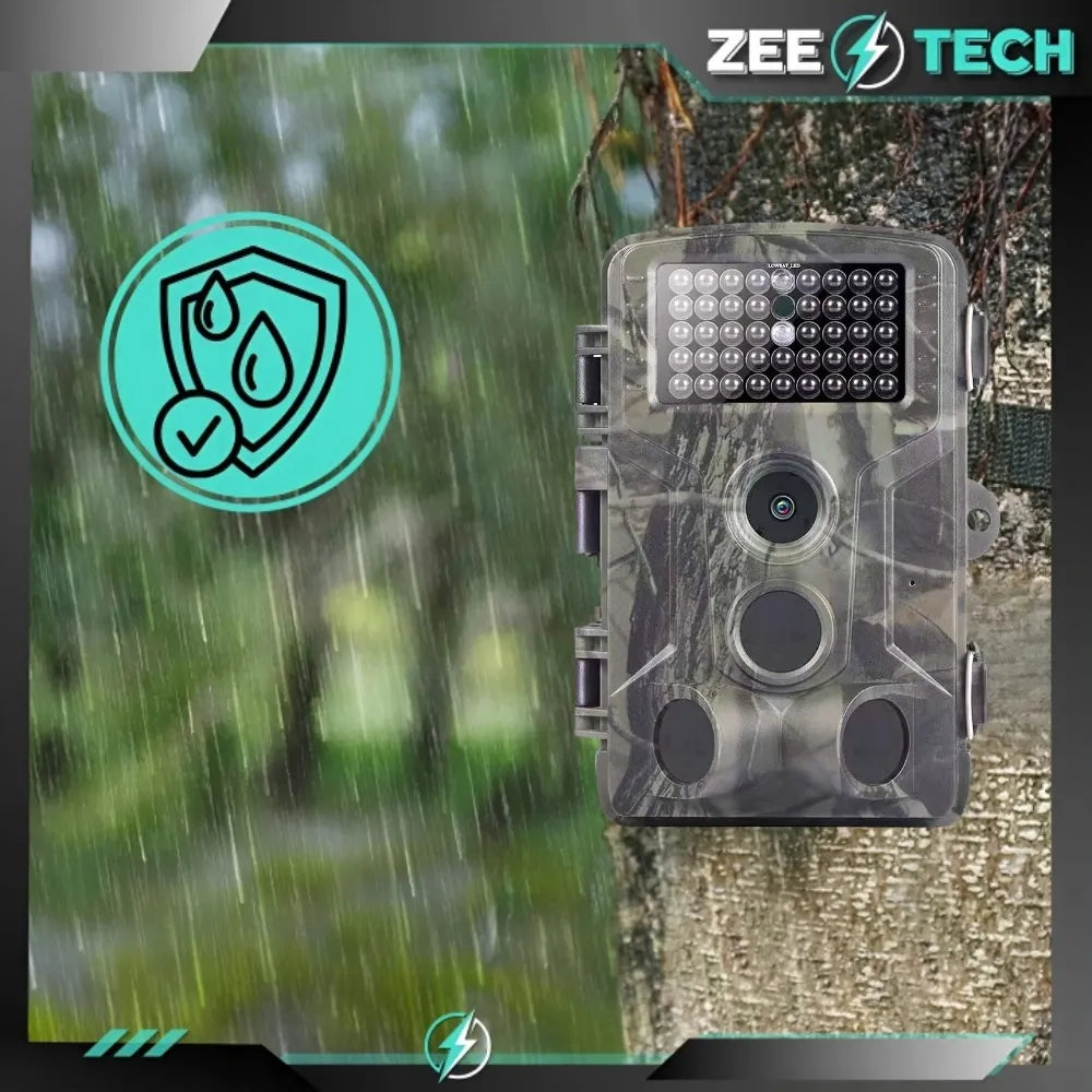 Medžioklės kamera ZeeTech HC-802A su judesio jutikliu, Full HD, IR naktiniu matymu ir lietuvišku meniu
