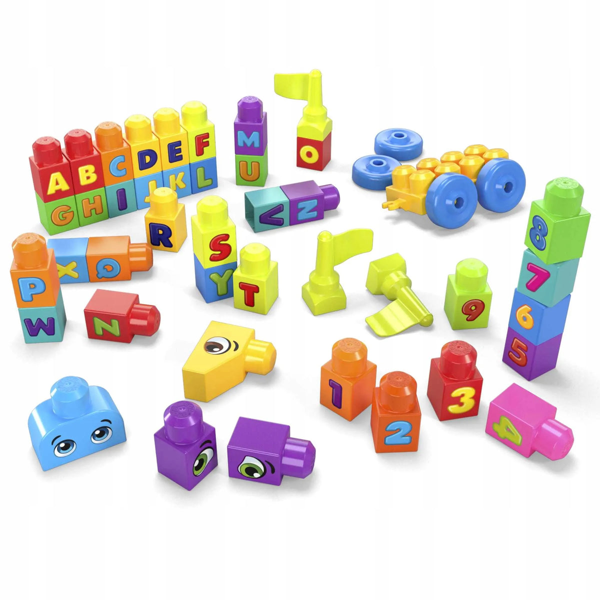 MEGA BLOKS kaladėlių rinkinys, 300 didelių kaladėlių maiše, nuo 12 mėn.