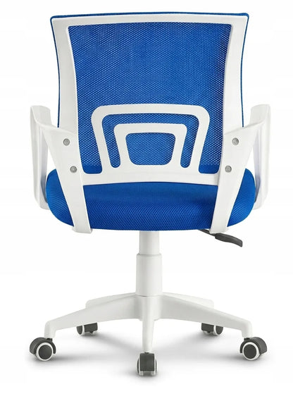 Mėlyna biuro kėdė sukamoji ergonominė, jaunimo kėdė NFX008