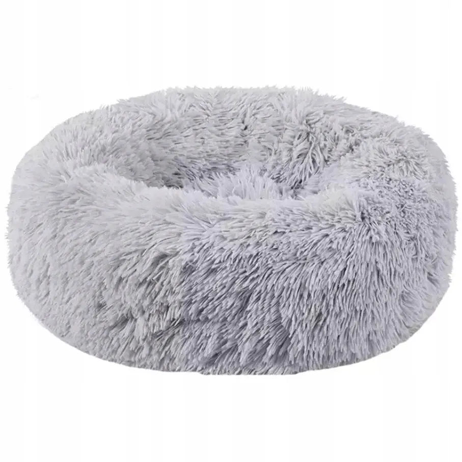 Mersjo pliušinė guoliavietė šunims ir katėms, apvali 60 cm