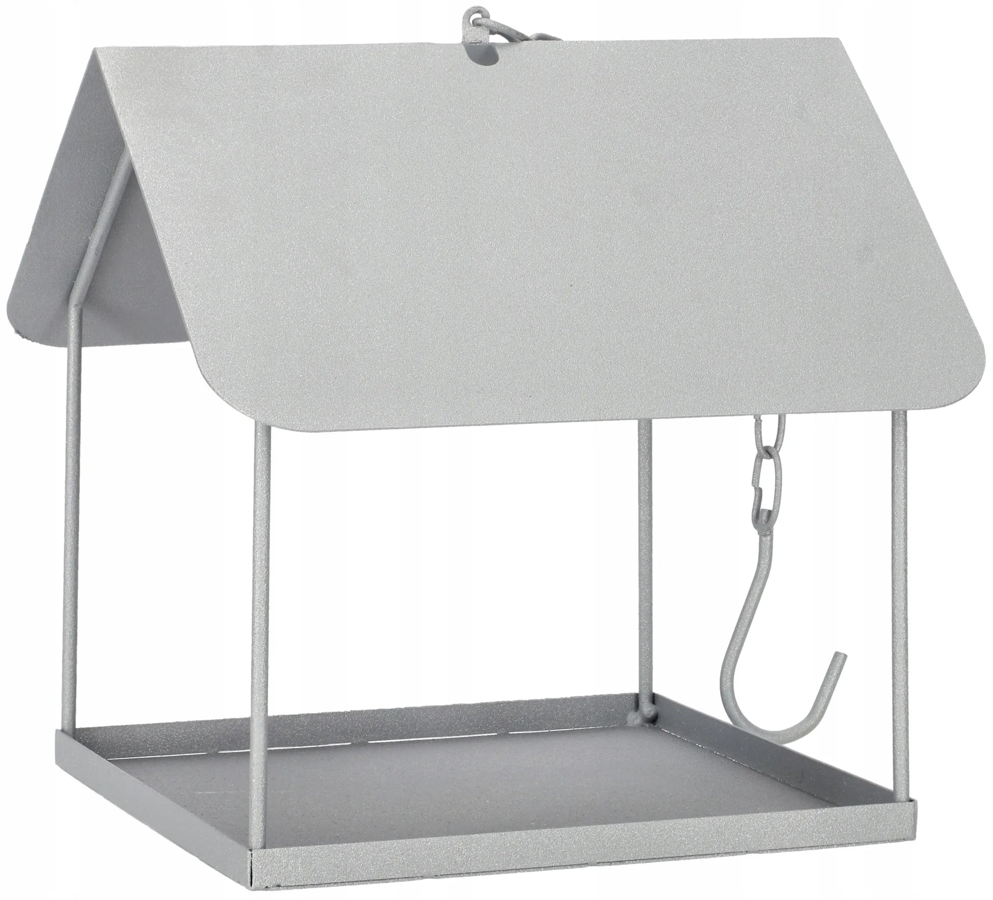 Metalinė lesykla paukščiams, namelis paukščiams, sodo dekoracija 180x205 mm