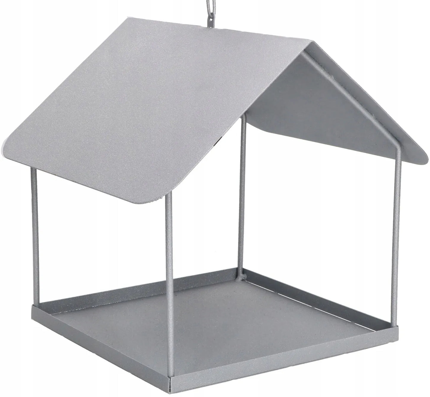 Metalinė lesykla paukščiams, namelis paukščiams, sodo dekoracija 180x205 mm