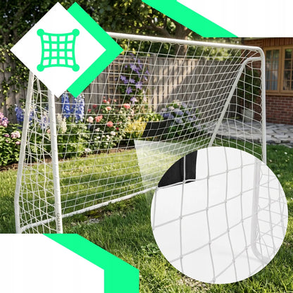 METALINIAI FUTBOLO VARTAI 240 × 170 CM SU TAIKLUMO TRENIRUOČIŲ SIENA, DR322