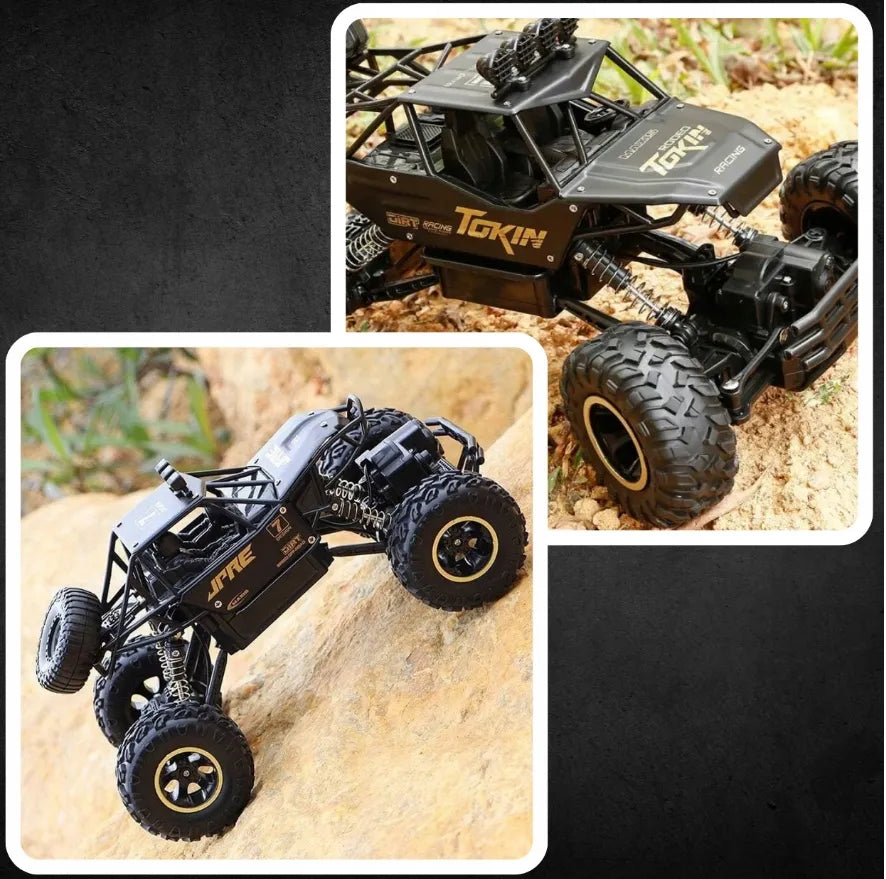 Metalinis nuotoliniu būdu valdomas RC automobilis 1:12, 4x4 visureigis su pultu XXL