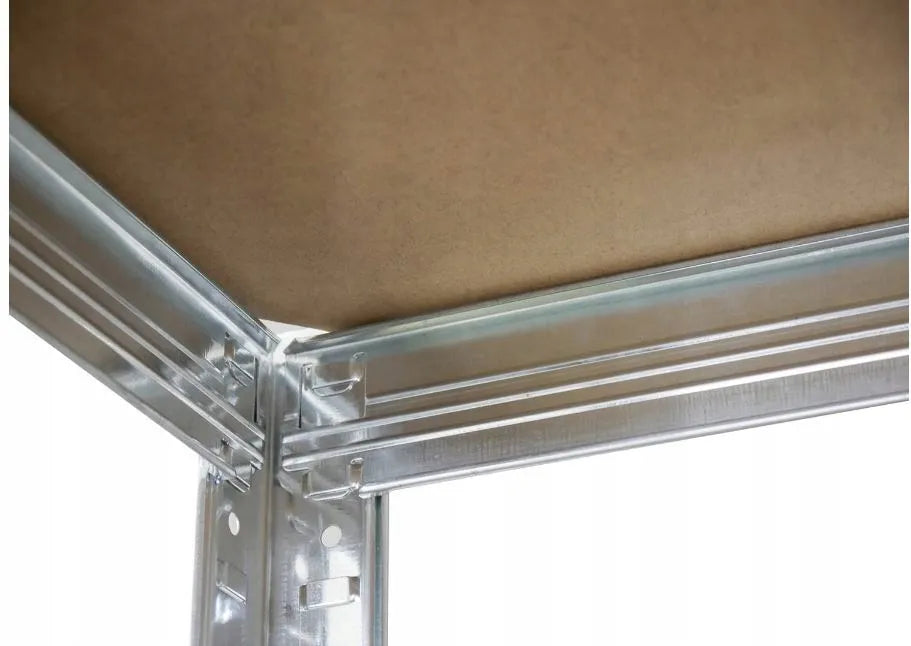 Metalinis stelažas „Malatec“ su 5 MDF lentynomis, 180 × 90 × 40 cm