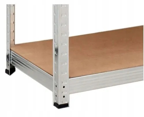 Metalinis stelažas „Malatec“ su 5 MDF lentynomis, 180 × 90 × 40 cm