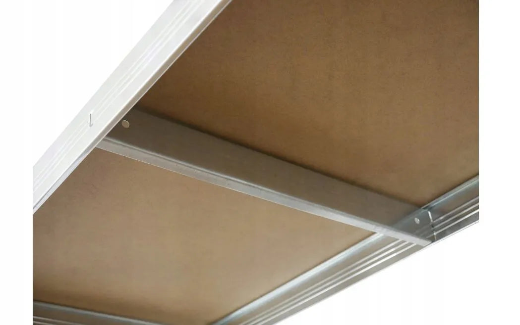 Metalinis stelažas „Malatec“ su 5 MDF lentynomis, 180 × 90 × 40 cm