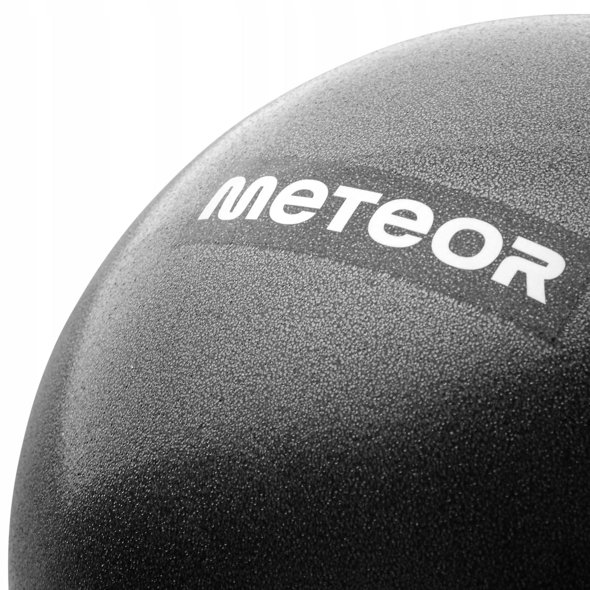 Meteor maža pripučiama pilateso ir reabilitacijos kamuolys, 22 cm, juodas