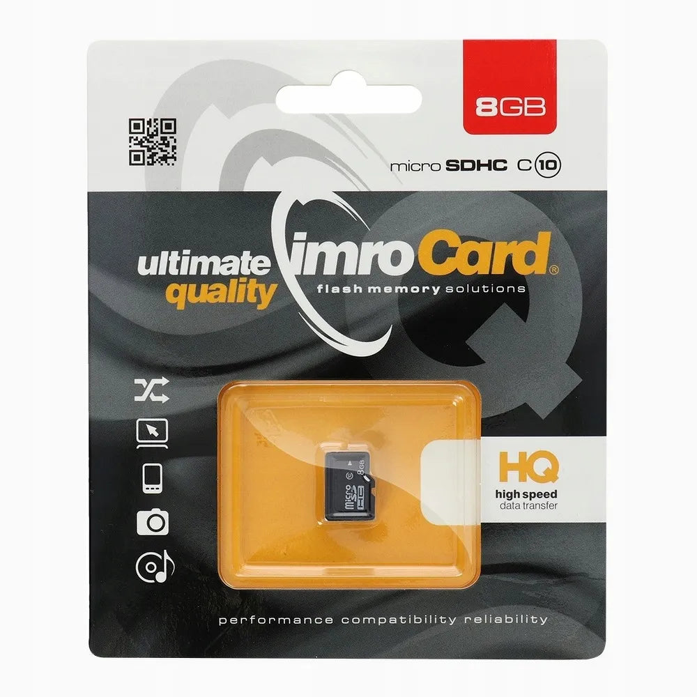 microSD kortelė IMRO 10/8G 8 GB