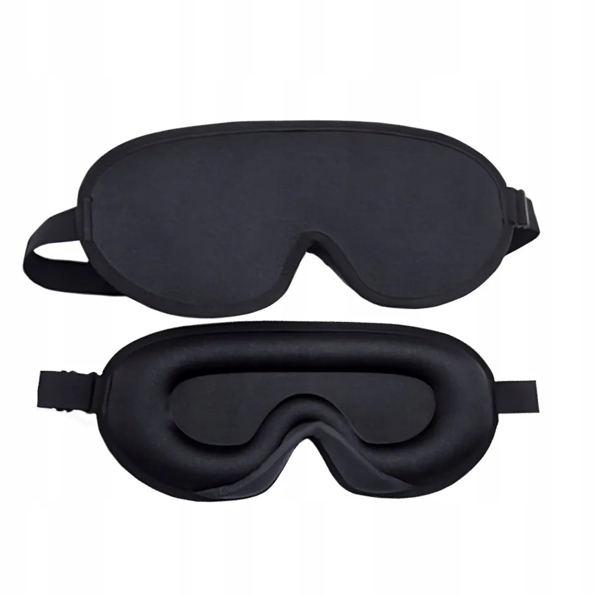 Miego kaukė 3D, 99% šviesos blokuojanti, reguliuojama