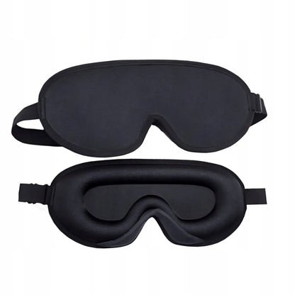 Miego kaukė 3D, 99% šviesos blokuojanti, reguliuojama