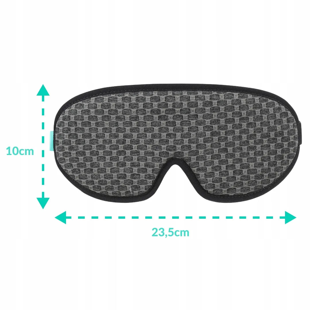 Miego kaukė James Hawk Sleep Mask – 100% užtemdanti, ergonomiška