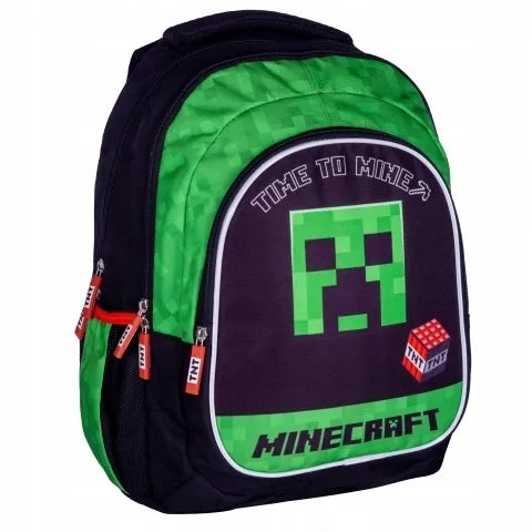 Minecraft mokyklinė kuprinė paaugliams berniukams originali Time TNT