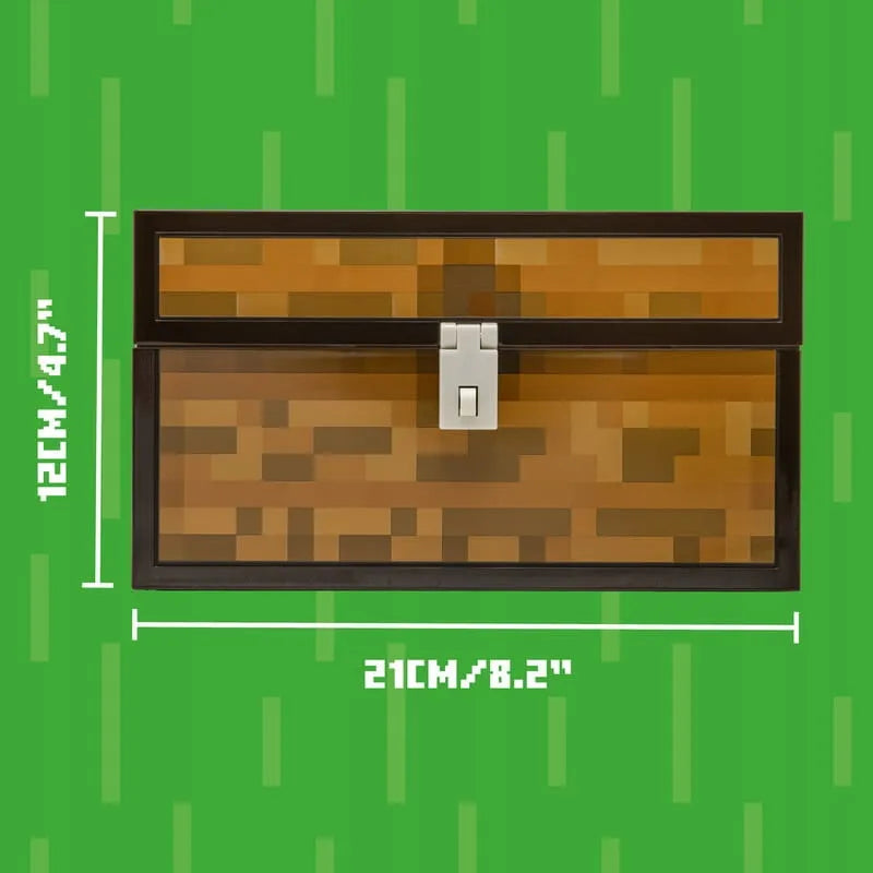 Minecraft taupyklė lobių skrynia su spyna dovana žaidėjui