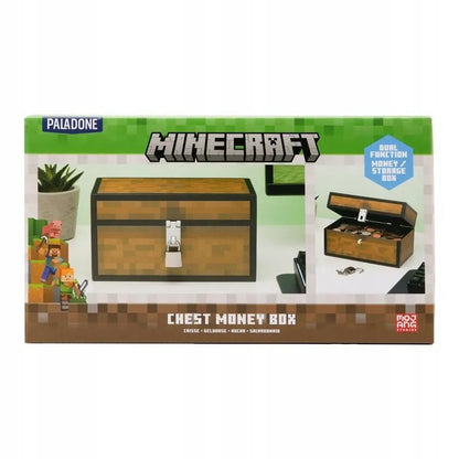 Minecraft taupyklė lobių skrynia su spyna dovana žaidėjui