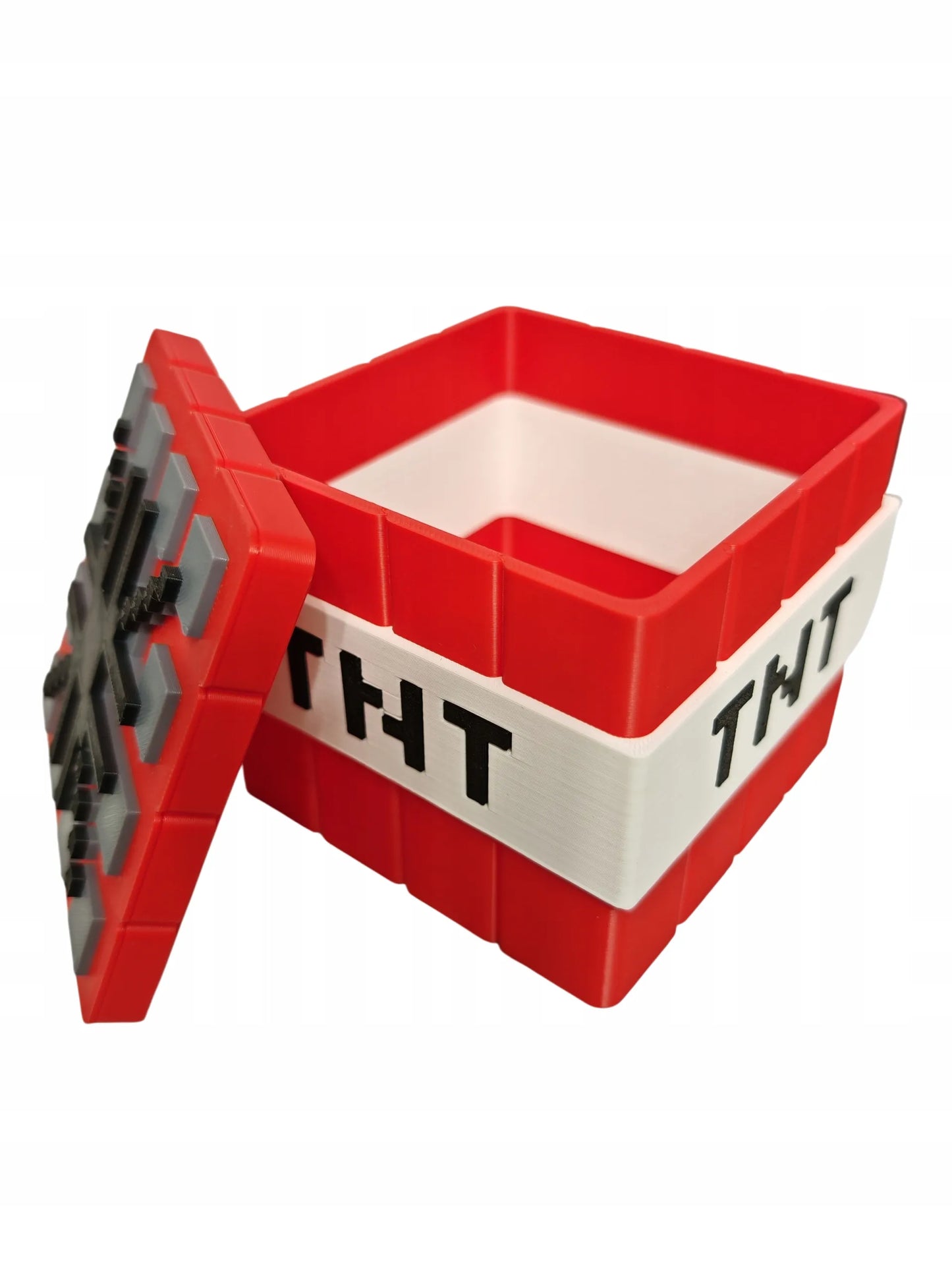 Minecraft TNT taupyklė 10x10 cm | Dovanų idėja žaidėjui