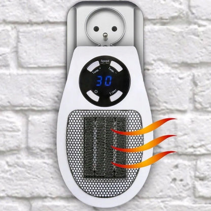 MINI elektrinis sieninis šildytuvas 500W su pulteliu