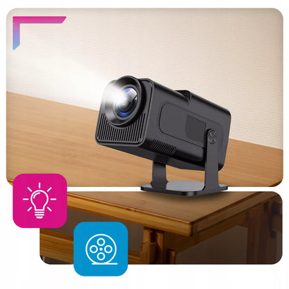 Mini projektorius Android LED WiFi nešiojamas HD Smart TV HY320