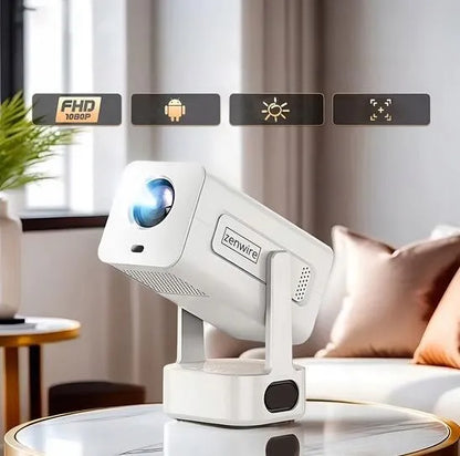 Mini projektorius Zenwire PrimeView IMC360 Android 13/WiFI/400 ANSI/FULL HD