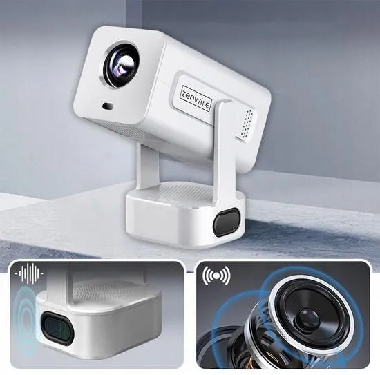 Mini projektorius Zenwire PrimeView IMC360 Android 13/WiFI/400 ANSI/FULL HD