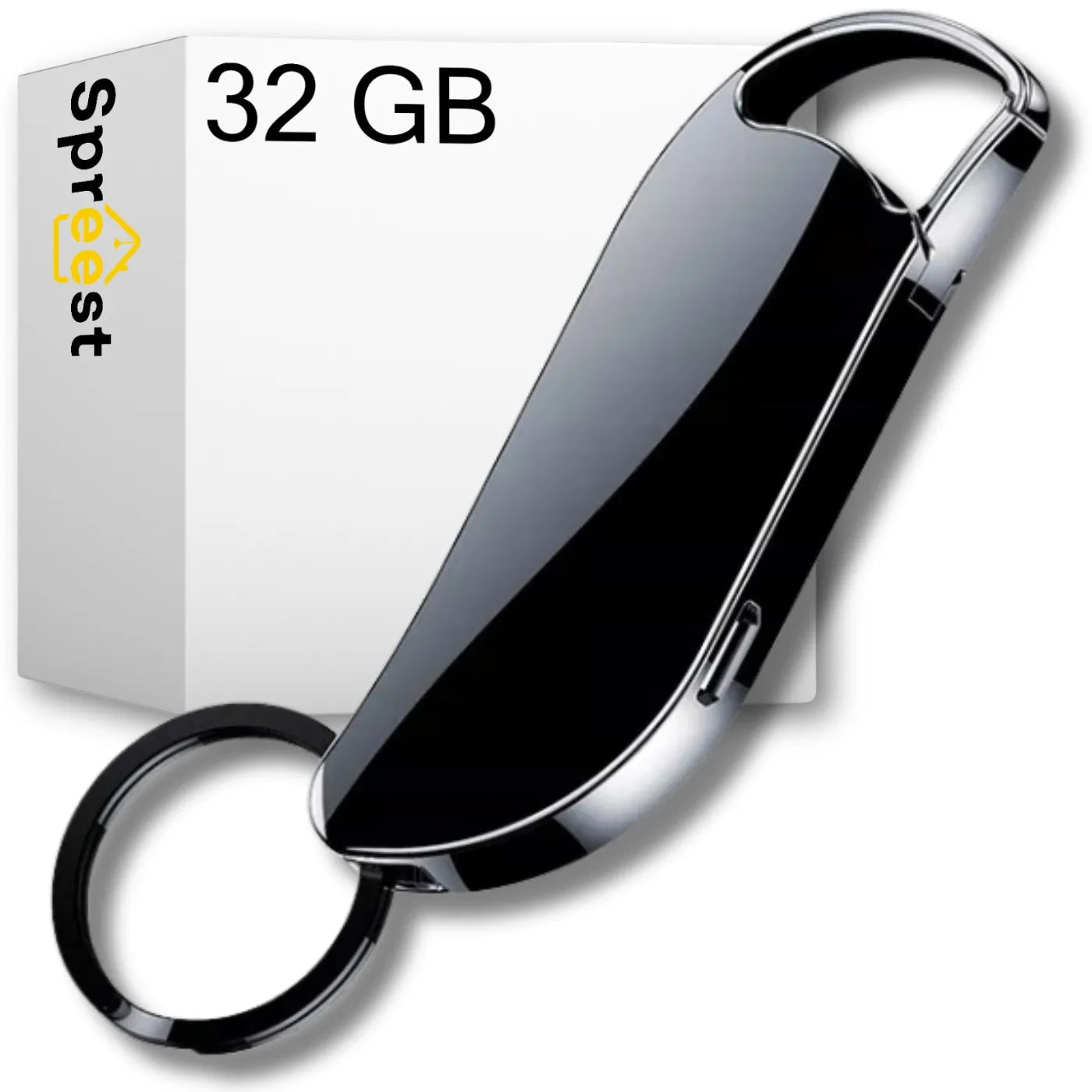 Mini skaitmeninis diktofonas Spreest v11 32GB su balso aktyvavimu