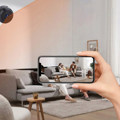 MINI ŠNIPINĖ KAMERA SU „Wi-Fi“, JUDESIO APTIKIMU, STEBĖJIMU, PASLĖPTA, „FULL HD“ KAMERА