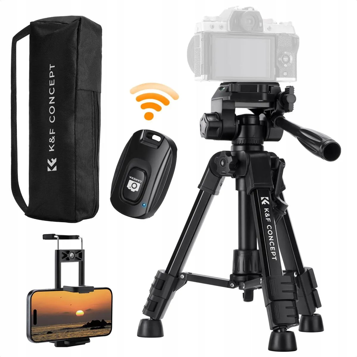 Mini trikojis filmavimui K&F Concept KF09.166 – kompaktiškas, lengvas