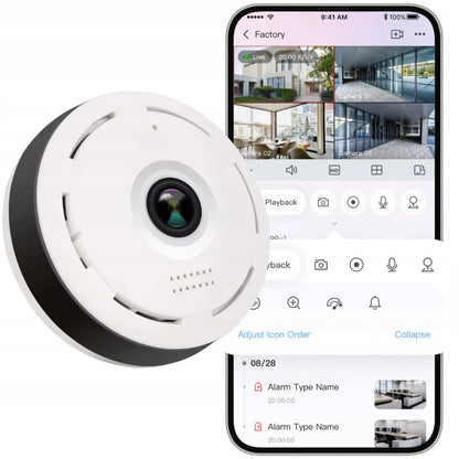 Mini Wi-Fi kamera Spreest A8S su judesio jutikliu ir nuotoliniu stebėjimu