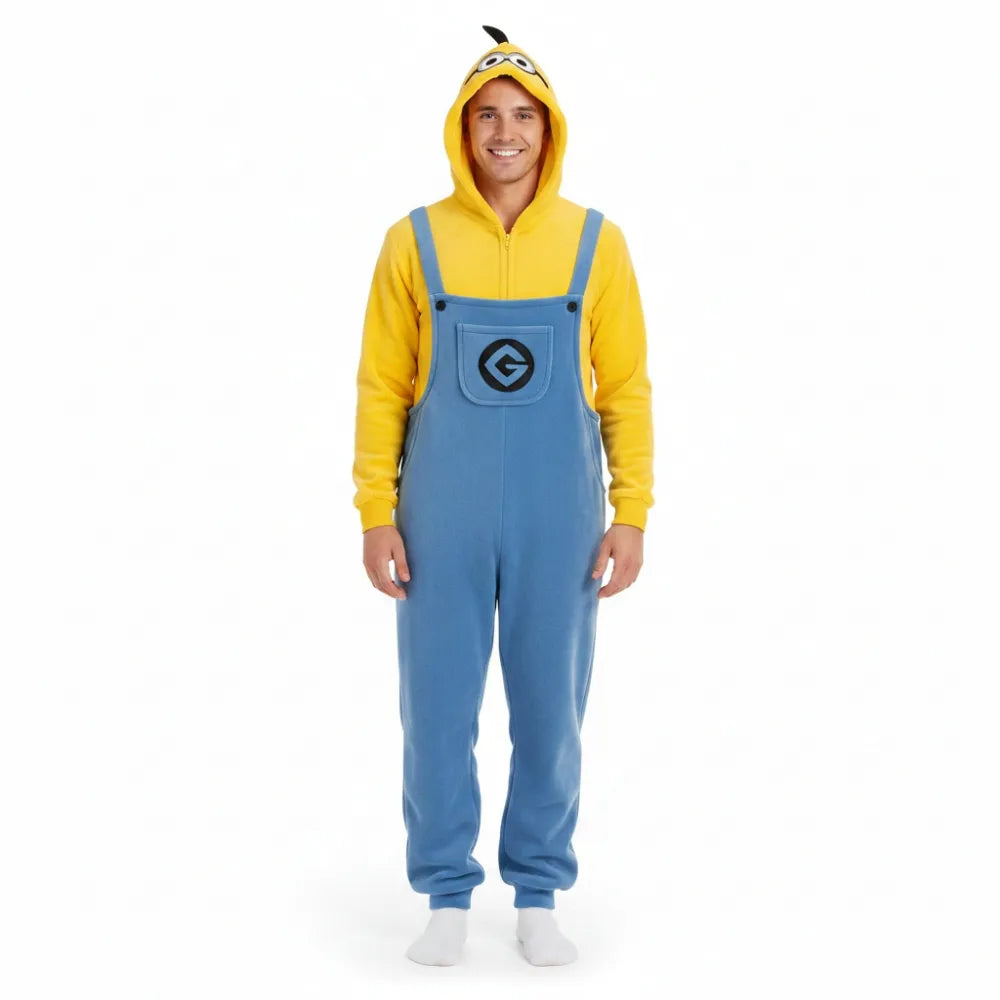 Miniono stiliaus „onesie“ kigurumi pižama, kostiumas, S dydis, 145–155 cm