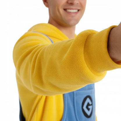 Miniono stiliaus „onesie“ kigurumi pižama, kostiumas, S dydis, 145–155 cm