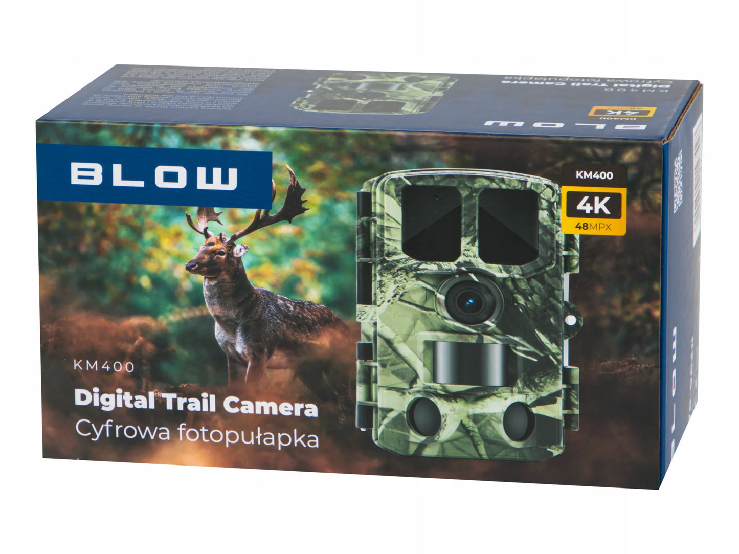 Miškinė vaizdo kamera BLOW KM400, 4K, 48MP, vandeniui atspari