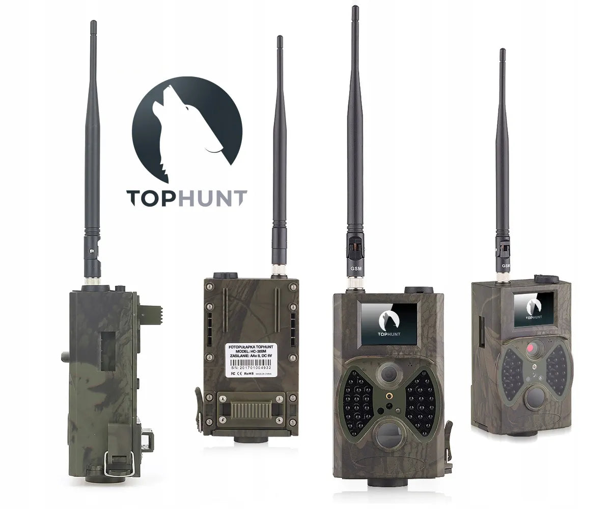 Miško kamera, fotoparlą Tophunt HC-300M FULL HD 1080p 16MPX SIM
