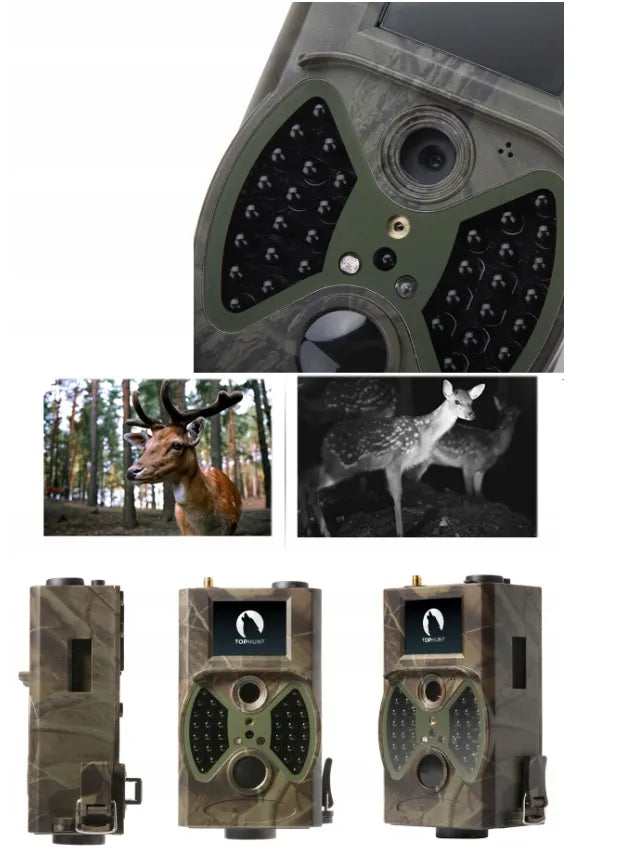 Miško kamera, fotoparlą Tophunt HC-300M FULL HD 1080p 16MPX SIM